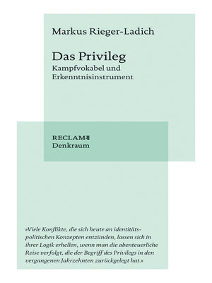 cover image of Das Privileg